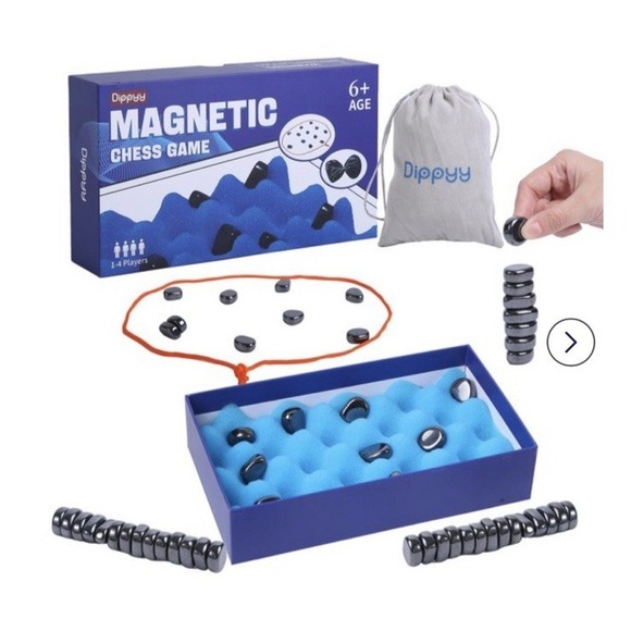 Magnetic Chess Set Portable Travel Board Game – Educational Strategy Kids Adults - Picture 1 of 15